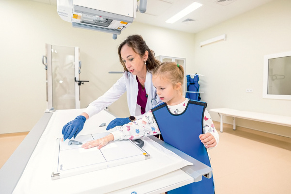 Первые пациенты детской больницы